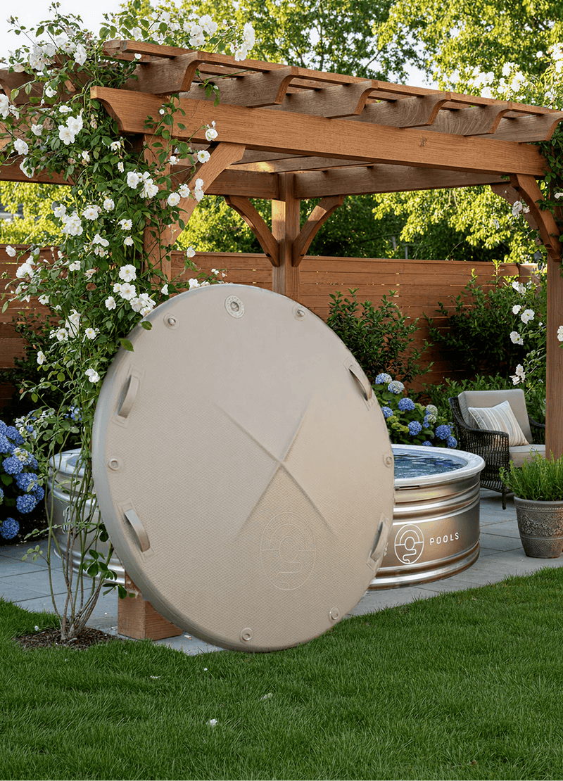 Hard Cover for Stock Tank Pools | Inflatable Pool Cover | Cowboy Pools