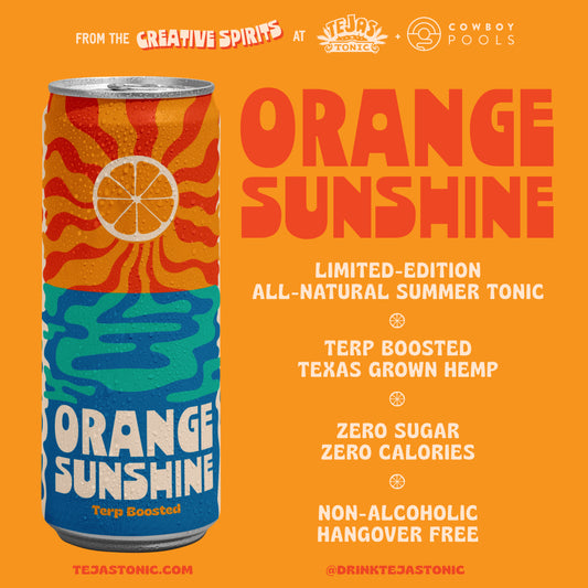 Orange Sunshine - Low Dose Sparkling Hemp Beverage