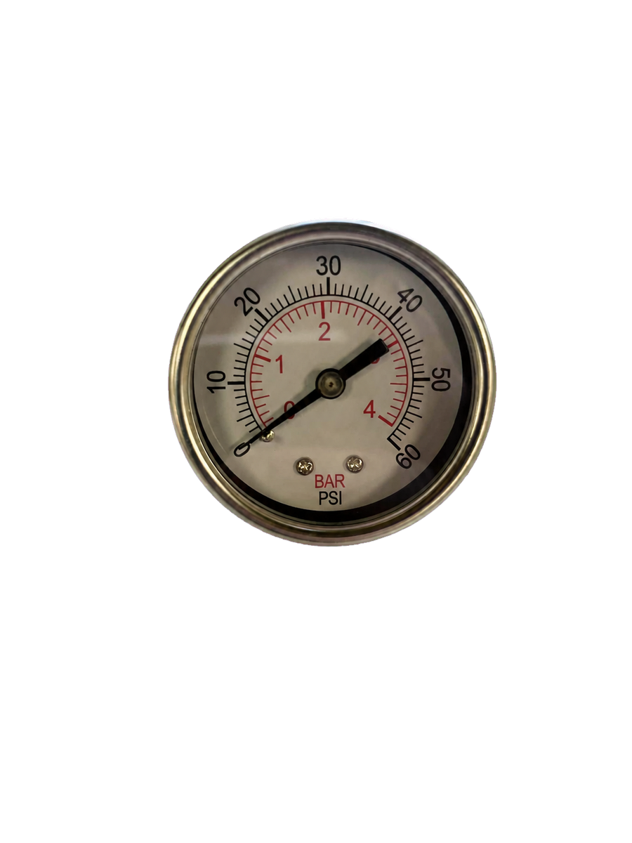 Pool filter pressure gauge 60 PSI bottom mount for Cowboy Pool