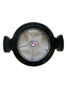 Clear pump pot lid with wing handles for Cowboy Pool filter pump