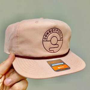 Cap with Embroidered Logo Outline