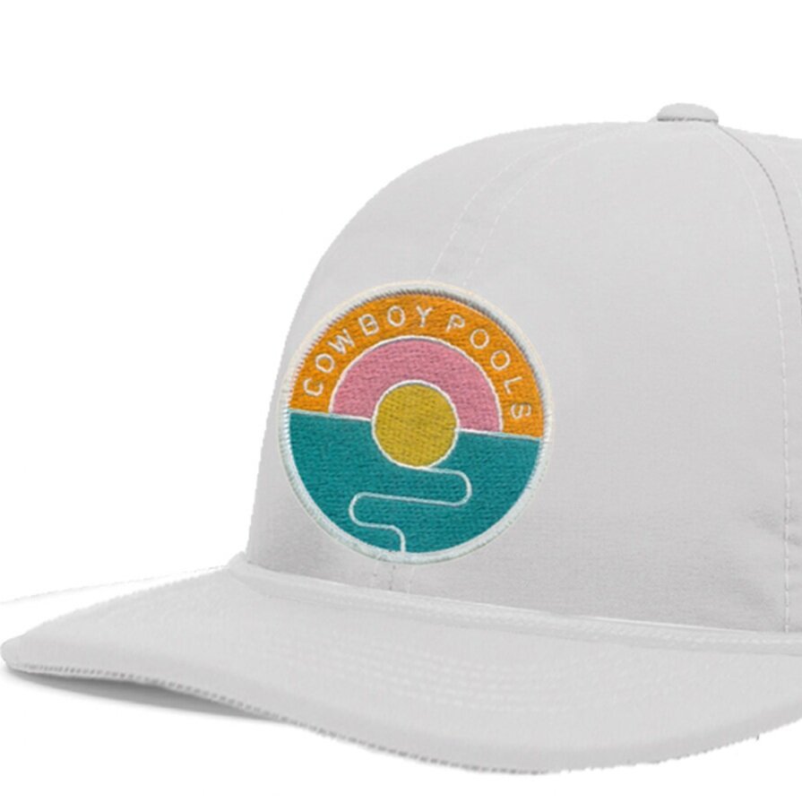 Light Grey Cap with Embroidered Logo Patch